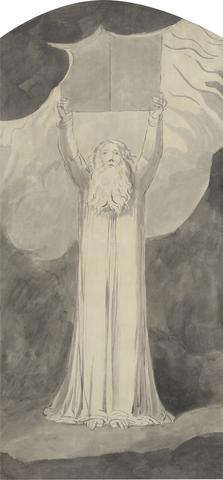 William Blake Moses Receiving the Law