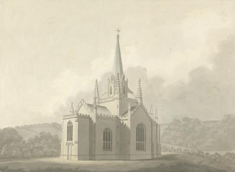 Sir Robert Taylor Thames Ditton, Surrey: Design for Gothic Church