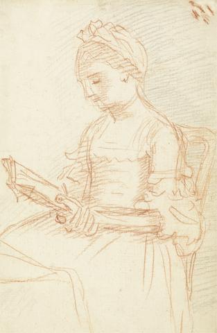 William Hoare Seated Lady with Book