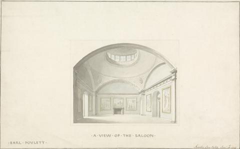 Sir John Soane Hinton St. George, Somerset: View of the Saloon