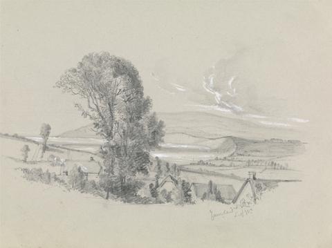 unknown artist A View of Yaverland, Isle of Wight