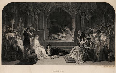 Charles Rolls The Play Scene - "Hamlet", Act III, Scene II