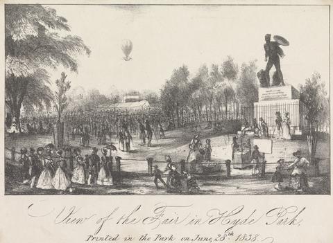 unknown artist View of the Fair in Hyde Park