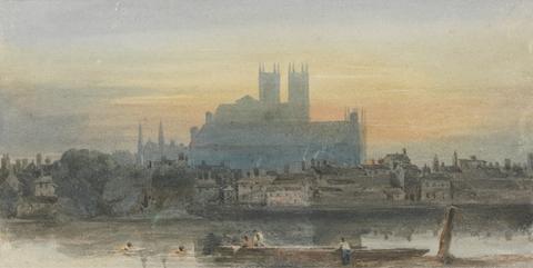 David Cox Westminster from Lambeth