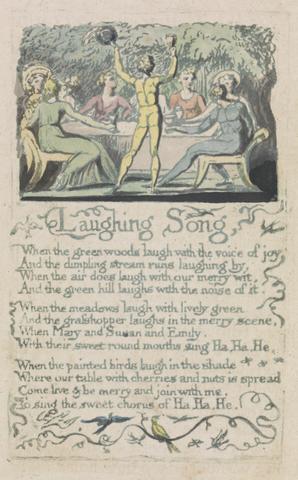 William Blake Songs of Innocence and of Experience, Plate 14, "Laughing Song" (Bentley 15)