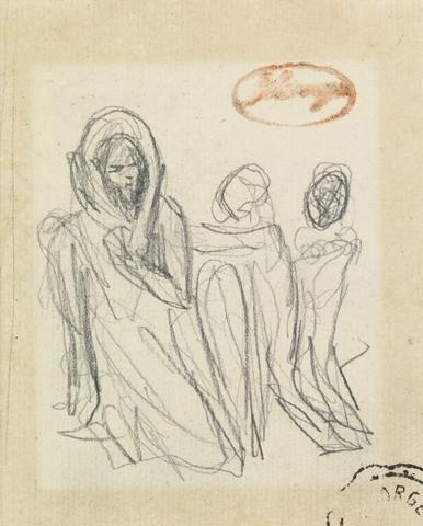 unknown artist Mother and Two Children