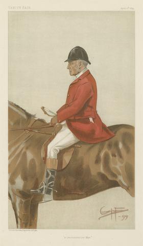 unknown artist Vanity Fair - Fox Hunter. 'a Leicestershire Man.' William Ward Tailby. 6 April 1899