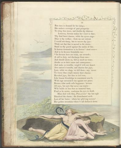 William Blake Young's Night Thoughts, Page 12, "Its favours here are trials, not rewards"