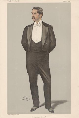 Leslie Matthew 'Spy' Ward Vanity Fair - Americans. 'A Diplomatic Cousin'. Mr. Henry White. 16 March 1899