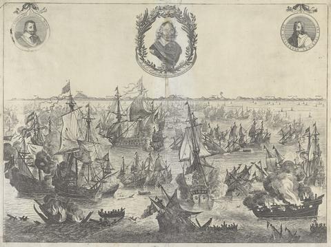 unknown artist Battle of Scheveningen, 31st July 1653