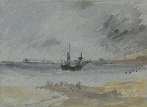 Joseph Mallord William Turner Ship Aground Brighton