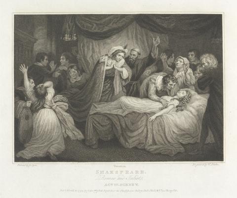 William Blake Romeo and Juliet, Act IV, Scene V