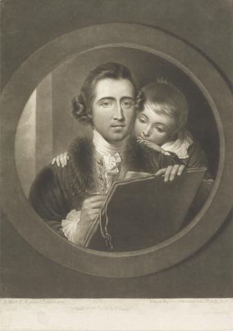 Valentine Green Benjamin West and His Son Raphael