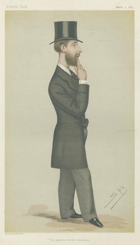 Leslie Matthew 'Spy' Ward Politicians - Vanity Fair 'the pattern Private Secretary'. Mr. Montague William Corry. March 3, 1877
