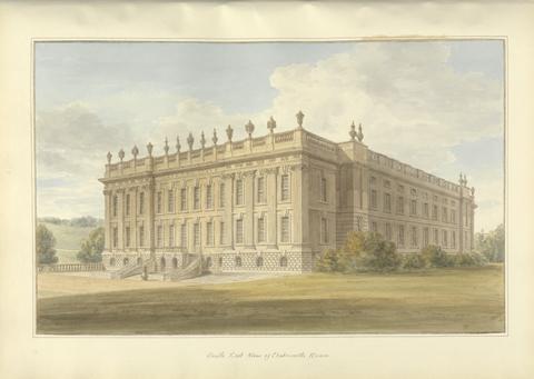 John Buckler FSA South East View of Chatsworth House