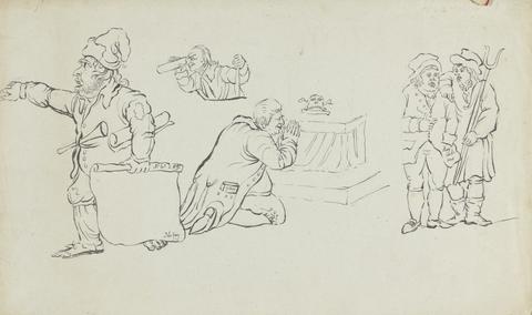 Four Figures on a Sheet