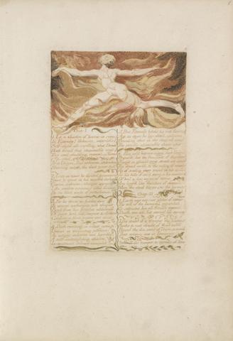 William Blake The First Book of Urizen, Plate 5, "Chap: 1...." (Bentley 3)