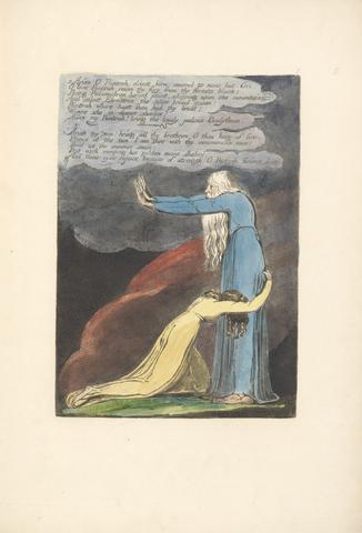 William Blake Europe. A Prophecy, Plate 9, "Arise O Rintrah . . . ." (Bentley 11)