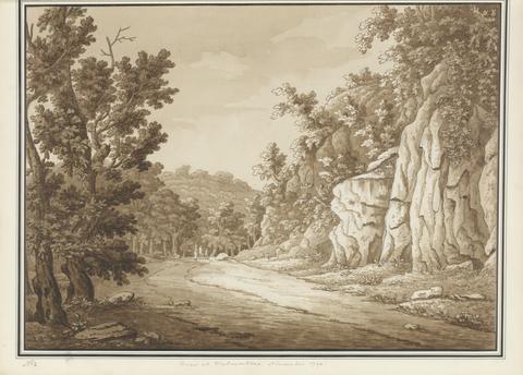 View at Valmontone. November 1790