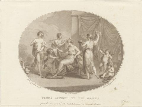 Francesco Bartolozzi RA Venus Attired by the Graces