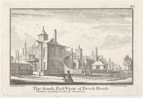 James Roberts the Elder The South East View of Brook House