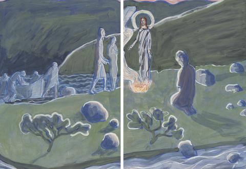 Francis Hoyland The Appearance to the Seven (Right)