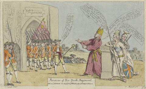 unknown artist Review of the York Regiment
