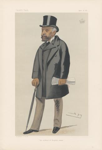 Leslie Matthew 'Spy' Ward Vanity Fair - Clergy. 'The noblest of English names.' Earn Nelson. 16 April 1881