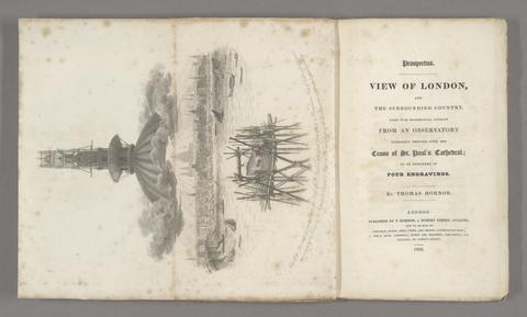 Hornor, Thomas, 1785-1844. Prospectus. View of London, and the surrounding country,