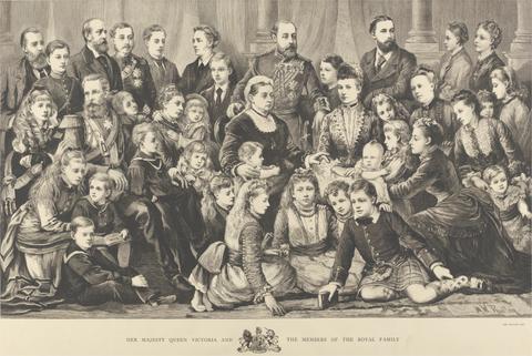 unknown artist Her Majesty Queen Victoria and Royal Family