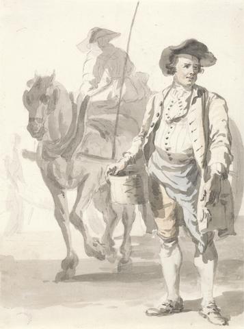 Paul Sandby London Cries: A Tinker and His Wife