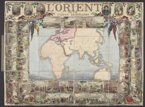  L'orient, or, The Indian travellers : a geographical and historical game.