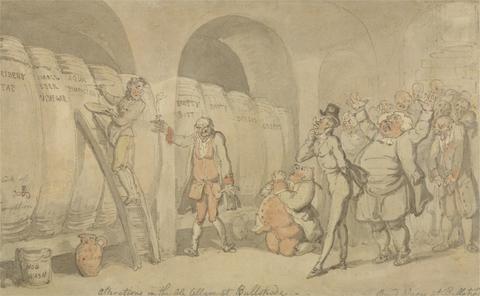 Thomas Rowlandson Alterations in the Ale Cellar at Bullstrode