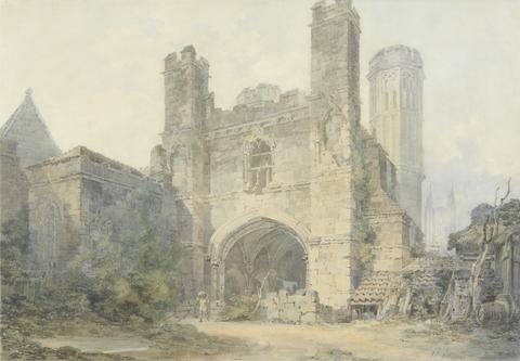 Joseph Mallord William Turner Saint Augustine's Gate, Canterbury