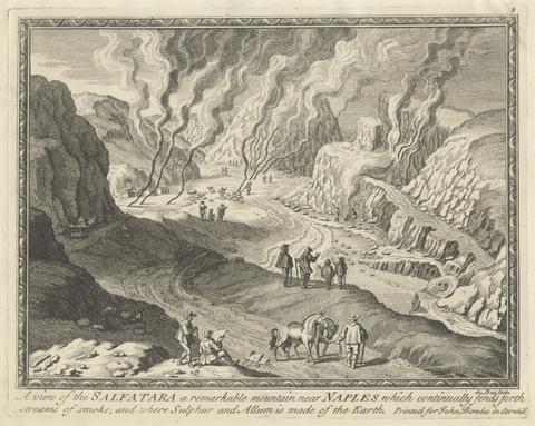 unknown artist A View of the Salfatara, a Remarkable Mountain Near Naples