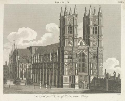 unknown artist North West View of Westminster Abbey