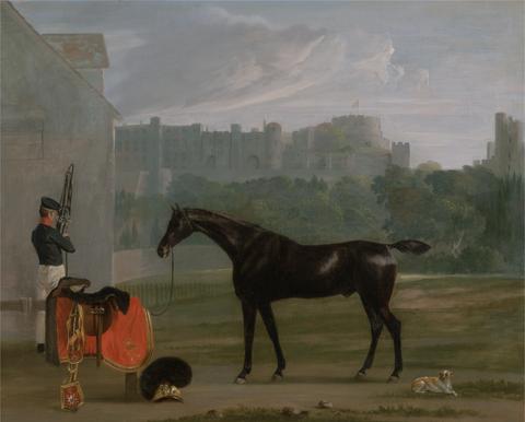 Edmund Bristow Outside the Guard House at Windsor