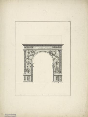 James Bruce Elevation of Arch at Tripoli