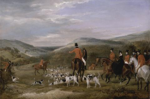 The Berkeley Hunt, 1842: The Meet