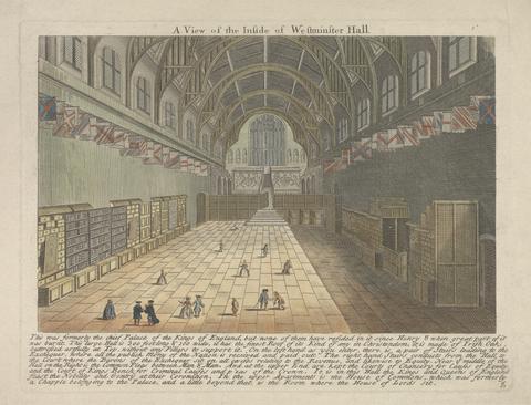 unknown artist A View of the Inside of Westminster Hall