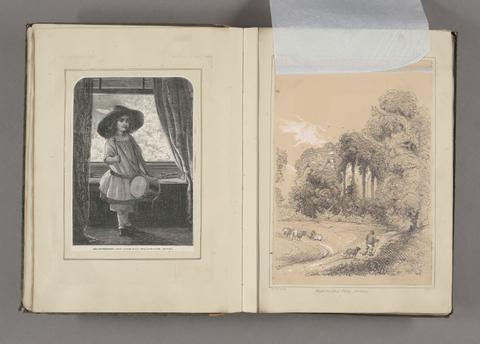 Album of landscape drawings and compiled by W.B. Stapley.