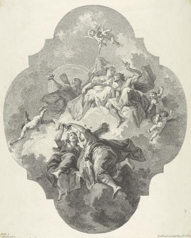 Francesco Bartolozzi Diana and Cupids