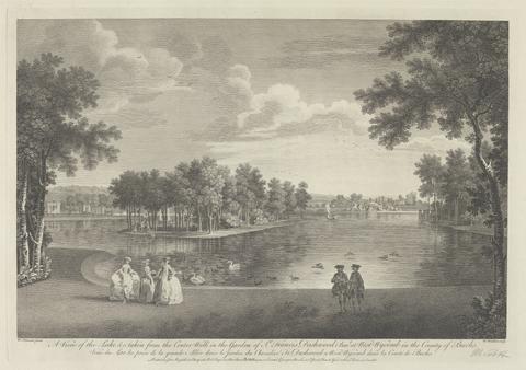 William Woollett A View...in the Garden of Sir Francis Dashwood, Bt. at West Wycomb