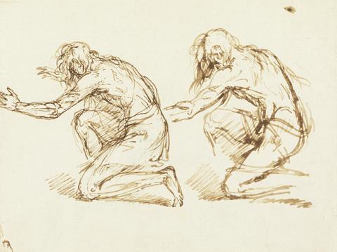 Benjamin West Two Kneeling Figures