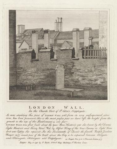 unknown artist London Wall, in the Church Yard of St. Giles', Cripplegate