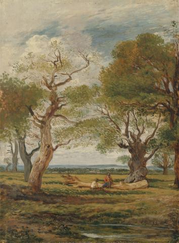John Linnell Landscape with Figures