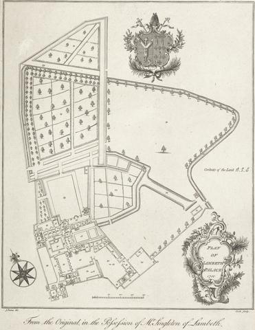 Thomas Cook Plan of Lambeth Palace