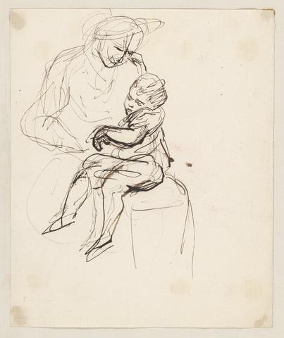 Sir Joshua Reynolds RA Woman and Child