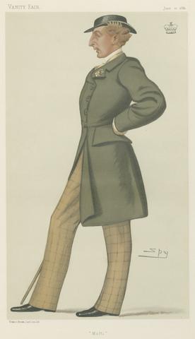 Leslie Matthew 'Spy' Ward Vanity Fair: Sports, Miscellaneous: Miscellaneous; 'Mufti', Lord Ribblesdale, June 11, 1881