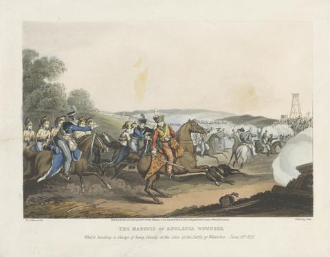 The Marquis of Anglesea Wounded Whilst Leading a Charge of Heavy Cavalry at the Close of the Battle of Waterloo, June 18, 1815